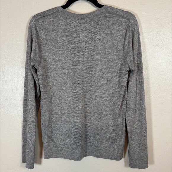 LULULEMON Swiftly Tech Grey Long Sleeve Women's Size 4 casual - Picture 5 of 5